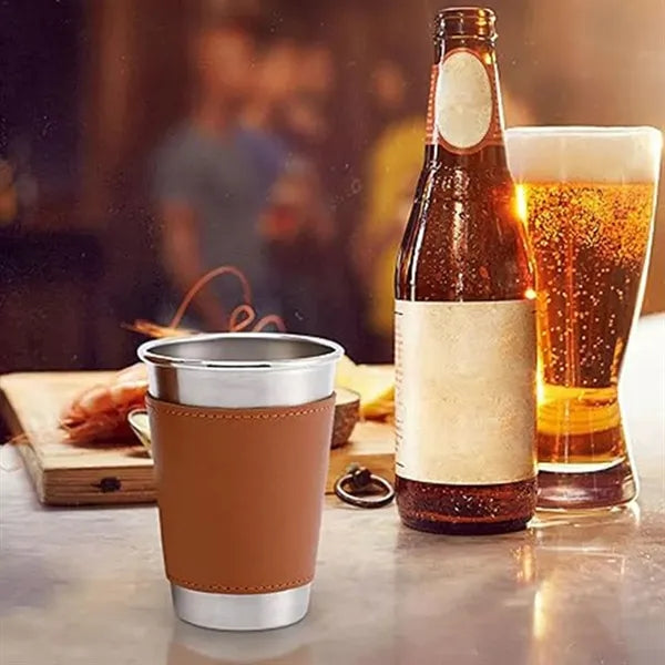 Outdoor camping Portable stainless steel liquor beer cup