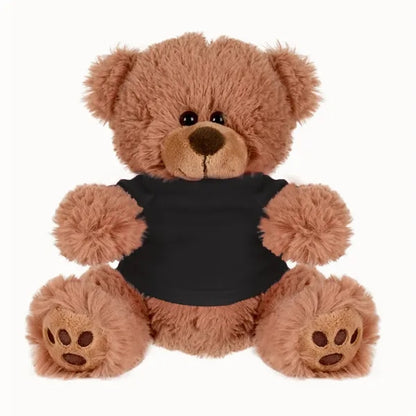 Plush Bear w/ Embroidered Paws and T-Shirt