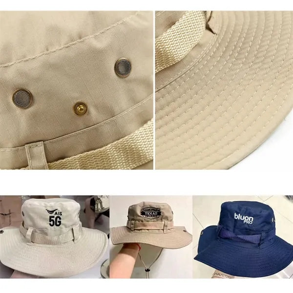 Sun Protection Floppy Visor Bucket Hat