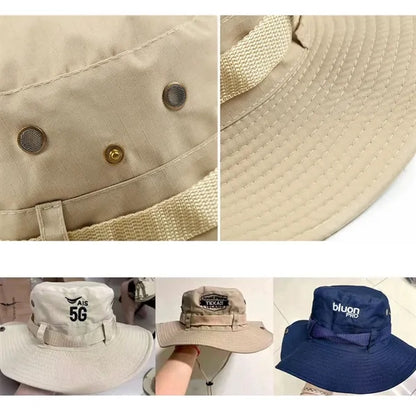 Sun Protection Floppy Visor Bucket Hat