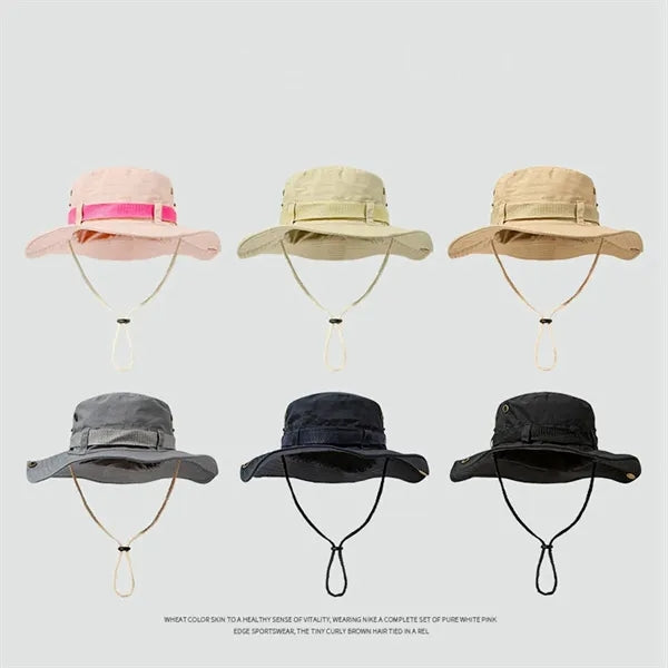Sun Protection Floppy Visor Bucket Hat
