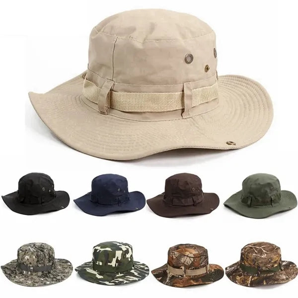 Sun Protection Floppy Visor Bucket Hat