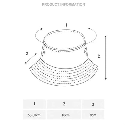 Sun Protection Floppy Visor Bucket Hat