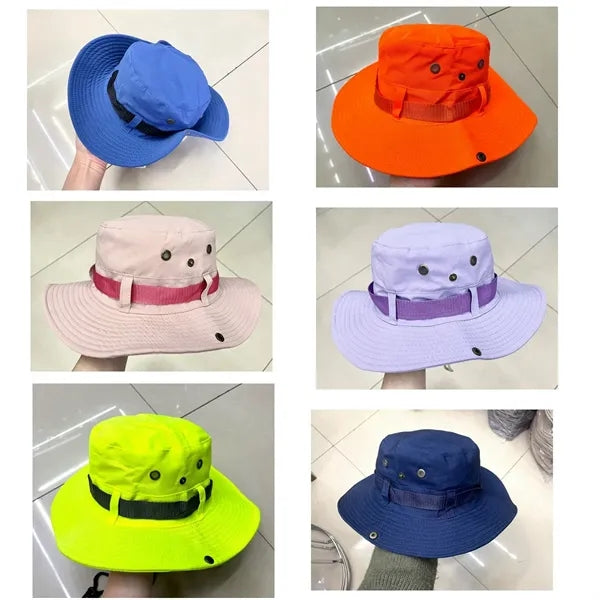 Sun Protection Floppy Visor Bucket Hat