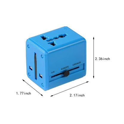 Multifunctional safe durable portable USB plug adapter