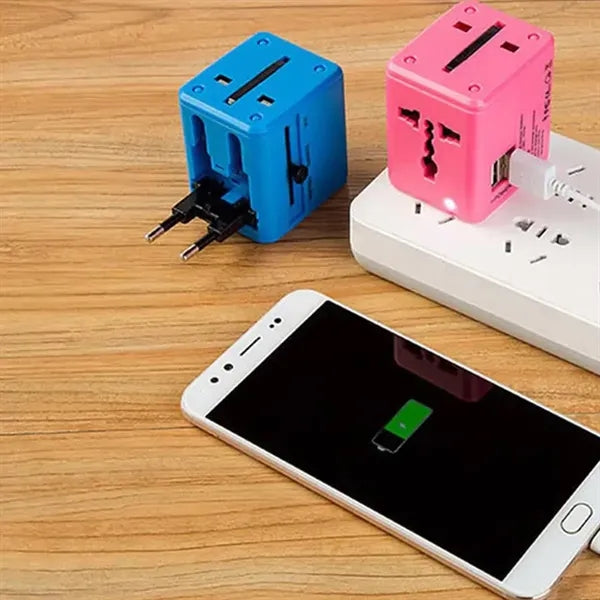Multifunctional safe durable portable USB plug adapter