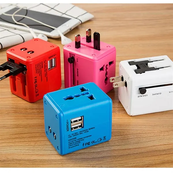 Multifunctional safe durable portable USB plug adapter