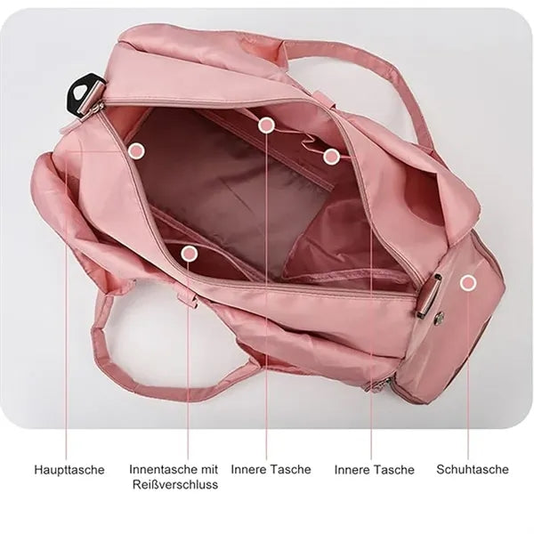 Large capacity dry wet separation sports storage travel bag