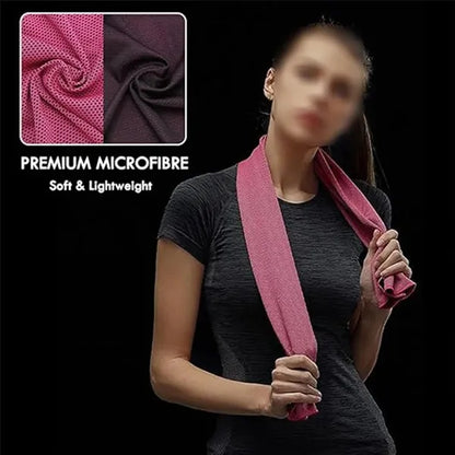 Golf camping fitness breathable quick dry ice cooling towel