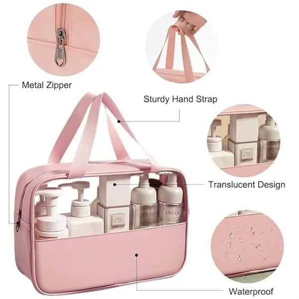 Travel Makeup Pouch Toiletry Bag Cosmetic Organizer Bag