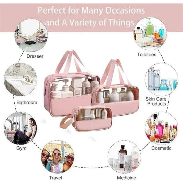 Travel Makeup Pouch Toiletry Bag Cosmetic Organizer Bag