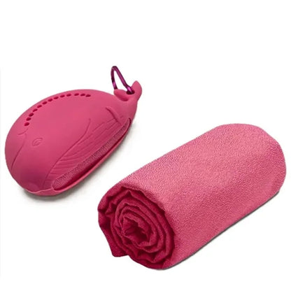 Whale-Shaped Cooling Towel