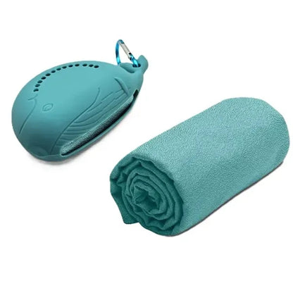 Whale-Shaped Cooling Towel