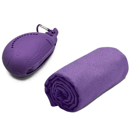 Whale-Shaped Cooling Towel