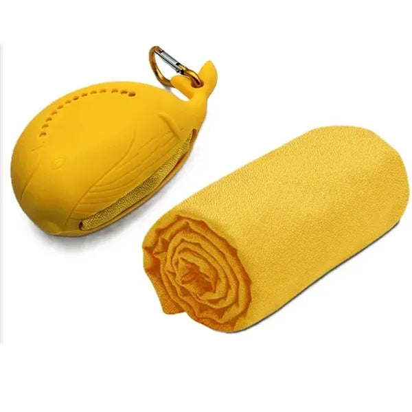 Whale-Shaped Cooling Towel
