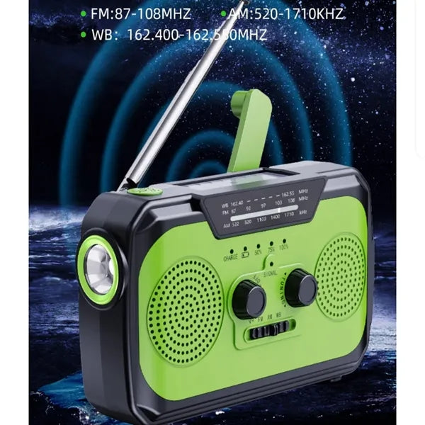 Multi-function Hand Crank Radio