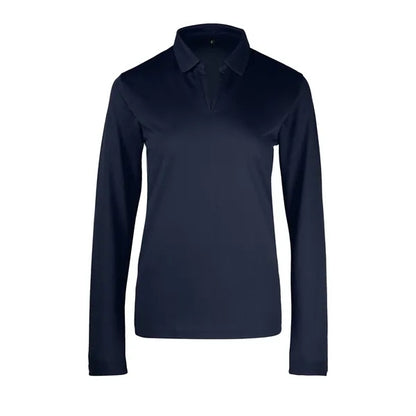Ladies Sport Micro Pique Long Sleeve Polo Shirt