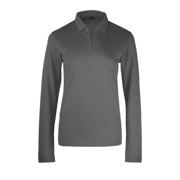 Ladies Sport Micro Pique Long Sleeve Polo Shirt