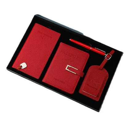 PU Leather Travel Set