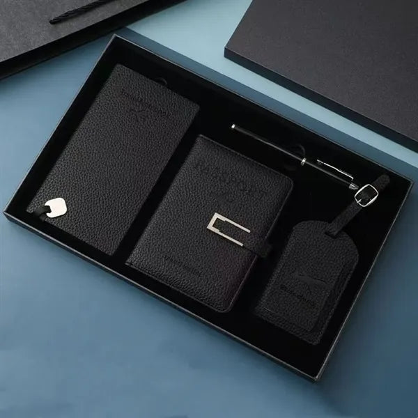 PU Leather Travel Set