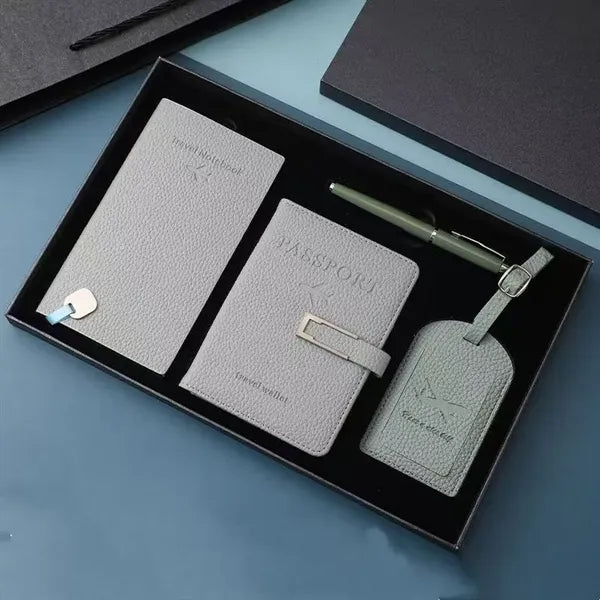 PU Leather Travel Set