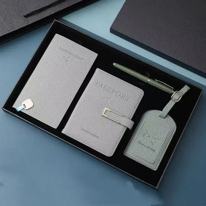 PU Leather Travel Set