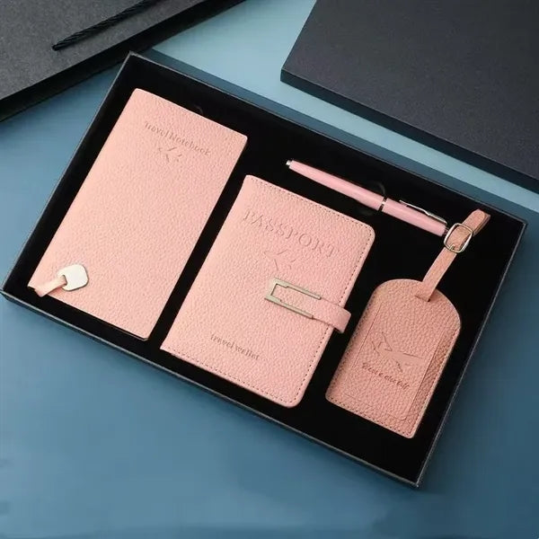 PU Leather Travel Set
