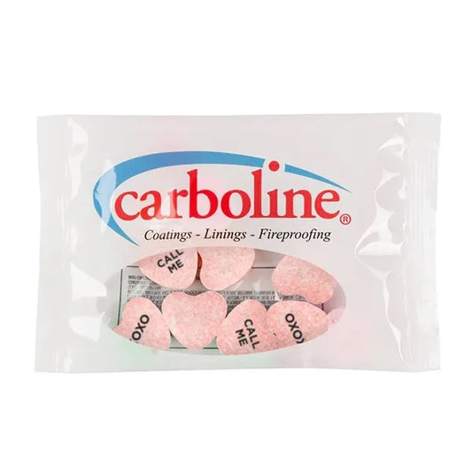 1/2oz. Full Color DigiBag with Imprinted Conversation Hearts