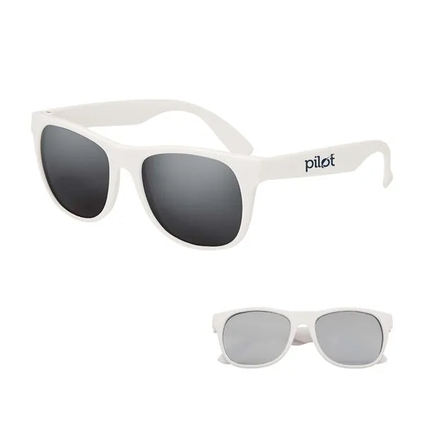 Rubberized Mirrored Sunglasses