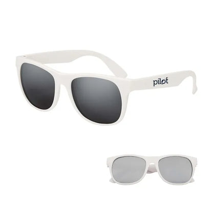 Rubberized Mirrored Sunglasses