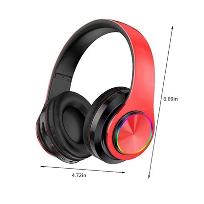 Foldable Long Playtime Head-Mounted Wireless Headphone