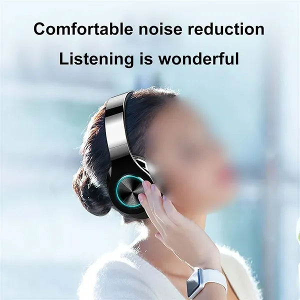 Foldable Long Playtime Head-Mounted Wireless Headphone