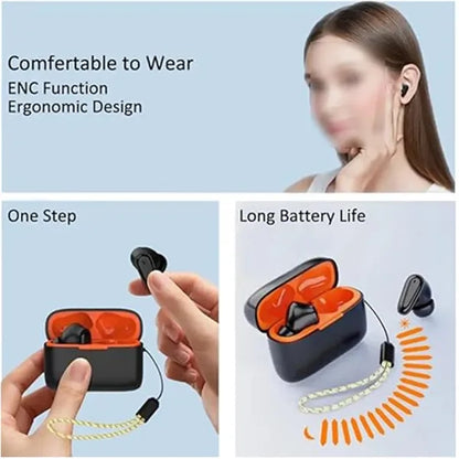 Sports Digital Display Wireless Bluetooth In-Ear Headphones