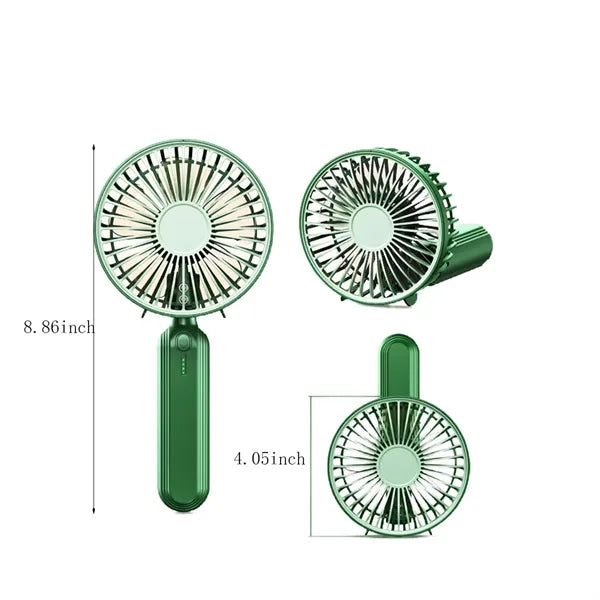 Stylish lightweight durable high-power handheld small fan