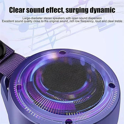 Outdoor waterproof portable wireless bluetooth speaker