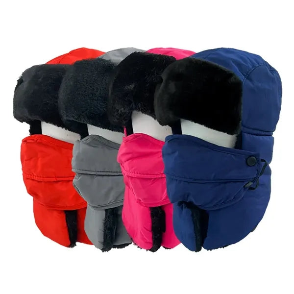 Outdoor windproof cold-proof thickened warm earmuffs hat