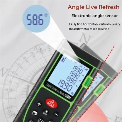 Portable Digital Laser Distance Meter with LCD Display