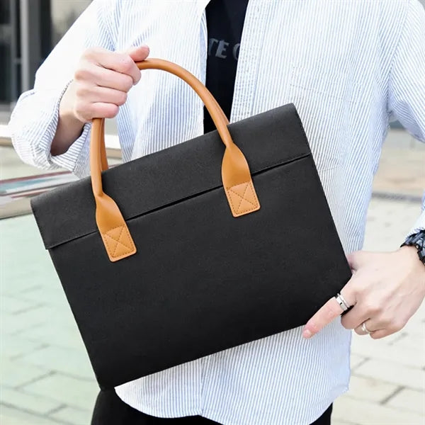 Oxford cloth portable business conference laptop briefcase