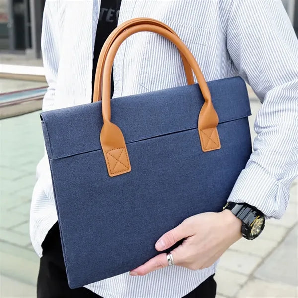 Oxford cloth portable business conference laptop briefcase