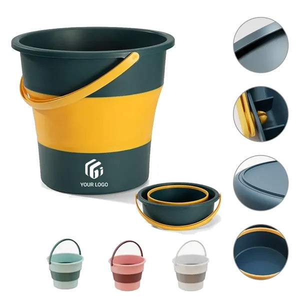 Fishing camping home cleaning portable collapsible bucket