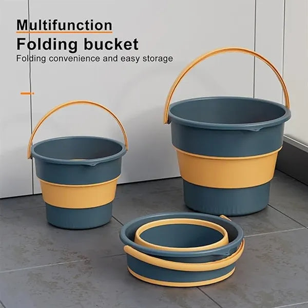 Fishing camping home cleaning portable collapsible bucket