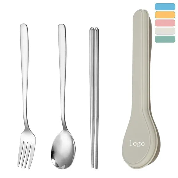 Portable Silverware Lunch Cutlery Set