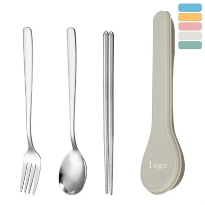 Portable Silverware Lunch Cutlery Set