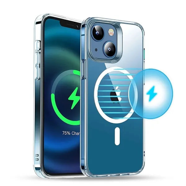 IPhone 13 case series clear with Mag safe capabilies