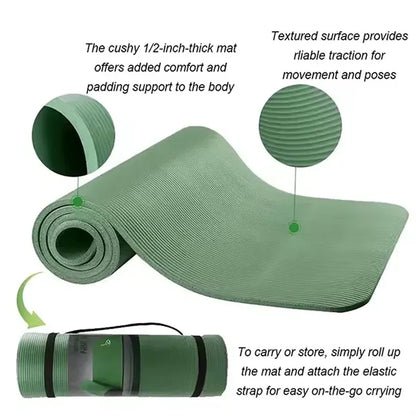 Comfort Extra Thick Non Slip Yoga Mat