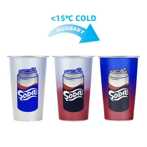 Cold-Activated Aluminum Beer Cup