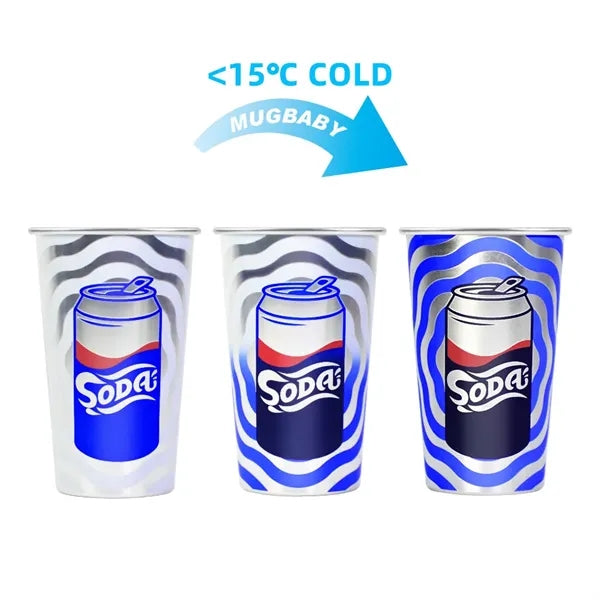 Cold-Activated Aluminum Beer Cup