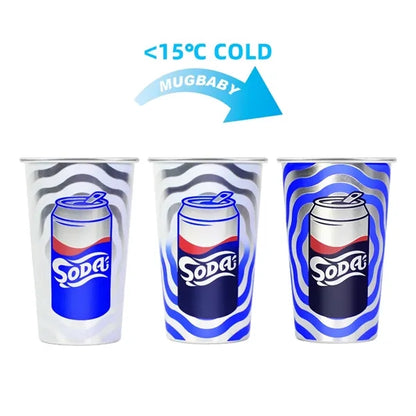 Cold-Activated Aluminum Beer Cup