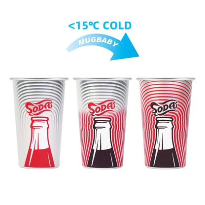 Cold-Activated Aluminum Beer Cup