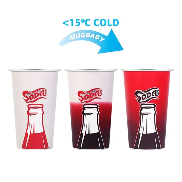 Cold-Activated Aluminum Beer Cup